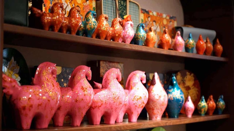 Sản phẩm sơn mài có tên "Mã Vân" với phiên bản giới hạn. Ảnh: Trang Anh