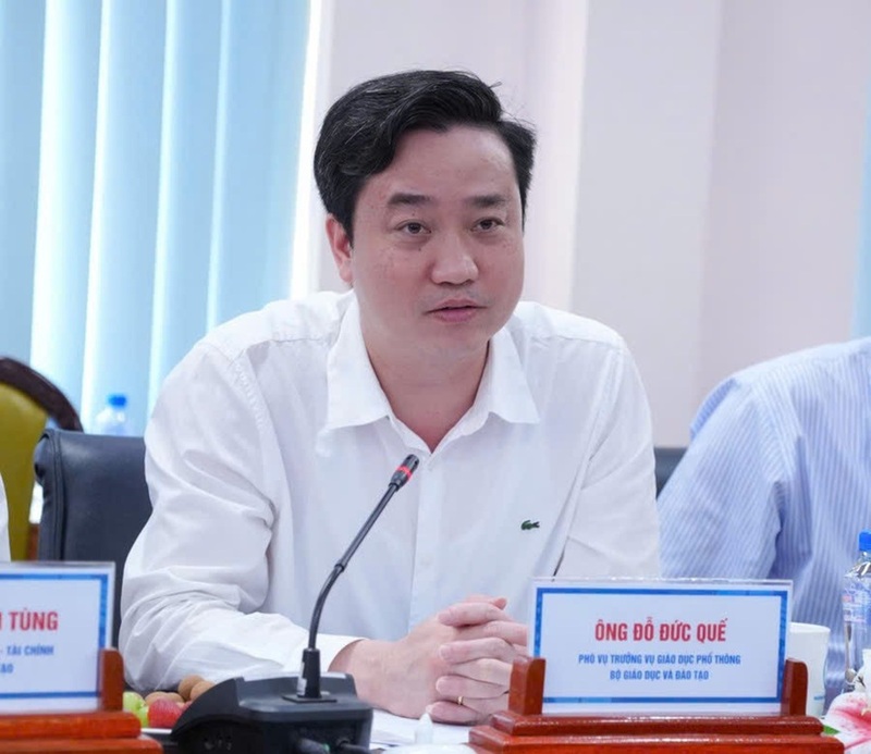 Ông Đỗ Đức Quế có trình độ Tiến sĩ Sinh học. Ảnh: Giáo dục và Thời đại