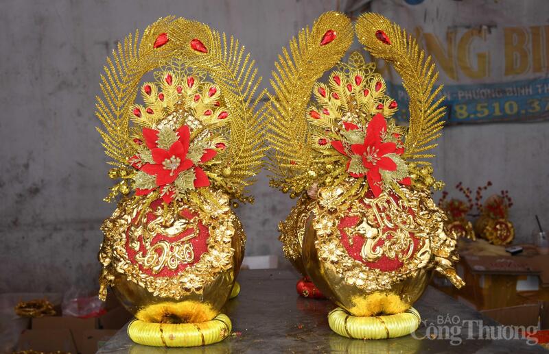 Cặp dừa "Bát mã truy phong" khi hoàn thiện.