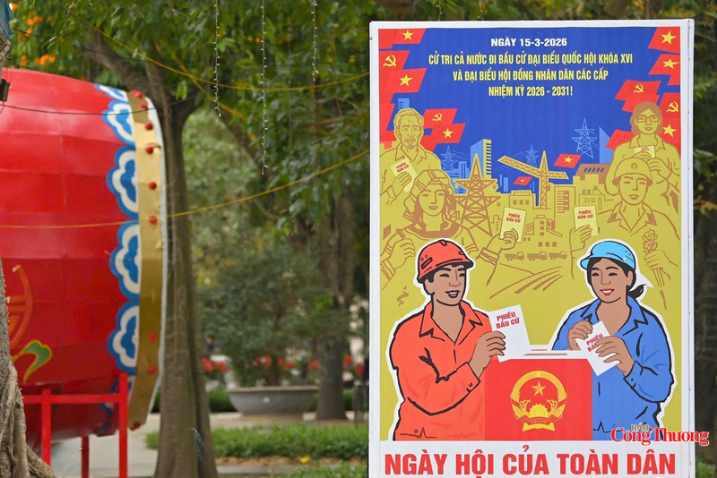 Ngày 15/3, cử tri cả nước sẽ tham gia bầu cử đại biểu Quốc hội khóa XVI và đại biểu Hội đồng nhân dân các cấp, nhiệm kỳ 2026 - 2031. Ảnh: Giang Nam