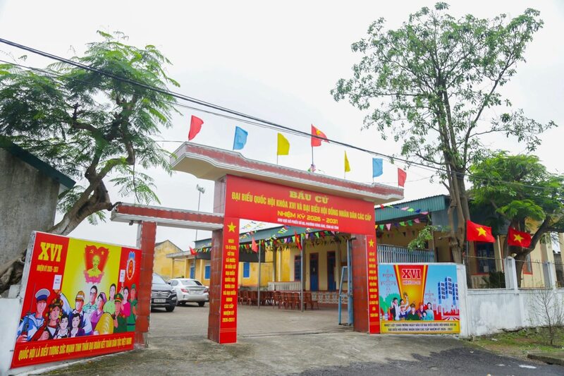 Các địa phương ở Hà Tĩnh sẵn sàng cho ngày bầu cử. Ảnh: Phường Vũng Áng