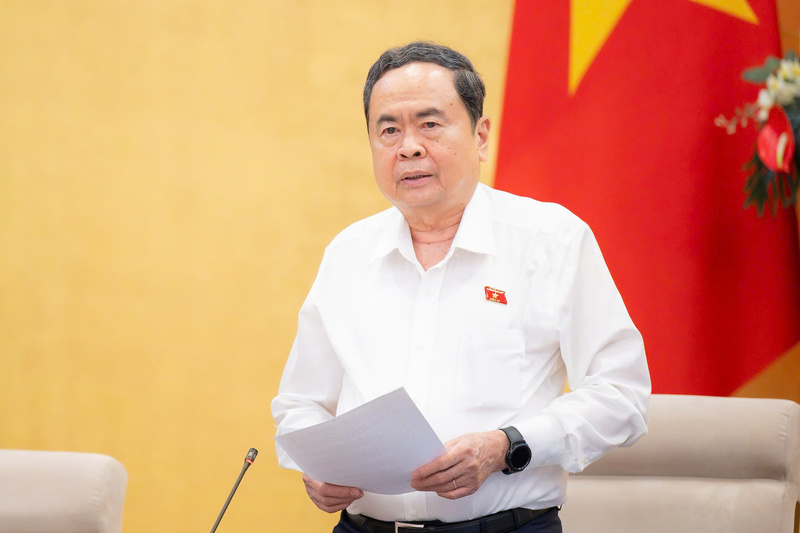 Chủ tịch Quốc hội Trần Thanh Mẫn phát biểu bế mạc phiên họp