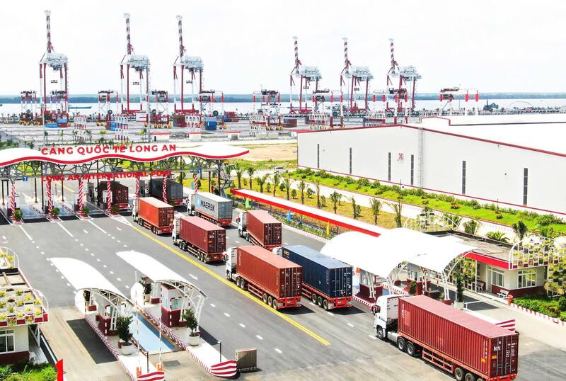Cảng quốc tế Long An (tỉnh Tây Ninh). Ảnh: Cổng thông tin điện tử tỉnh Tây Ninh