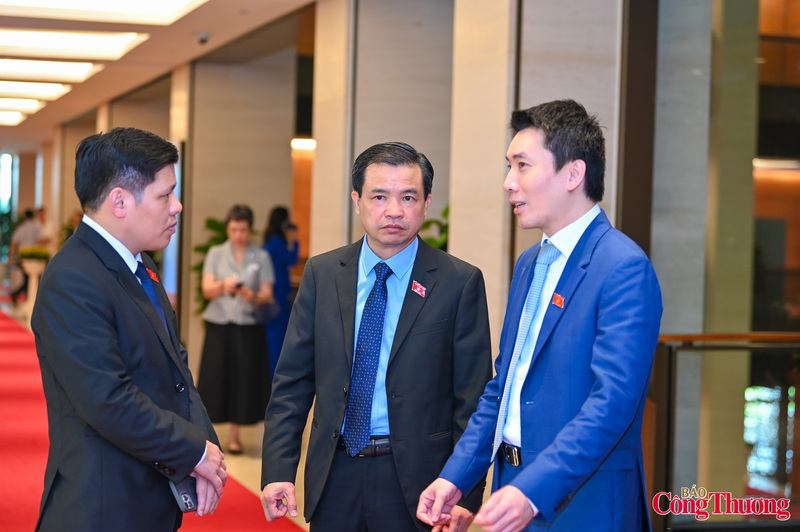 Ngay từ những ngày đầu của kỳ họp đầu tiên Quốc hội khoá XVI các đại biểu đã có những trao đổi về chương trình làm việc của kỳ họp đặc biệt này.