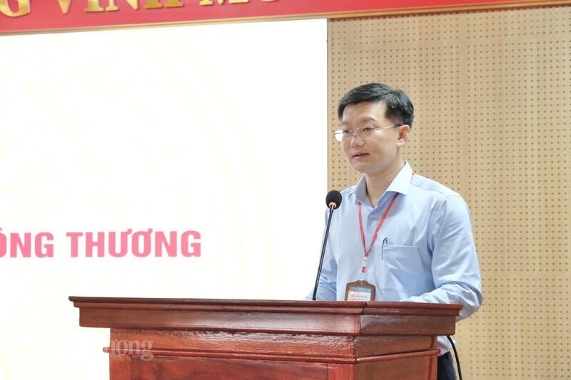 Ông Phạm Hữu Thành Hội, Chuyên viên chính Vụ Tổ chức cán bộ thông báo quy chế kỳ tuyển dụng.