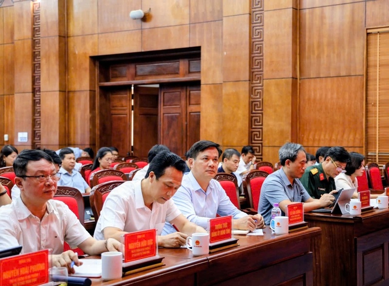Các đại biểu dự hội nghị sơ kết một năm vận hành bộ máy của hệ thống chính trị và chính quyền địa phương 2 cấp. Ảnh: CTV