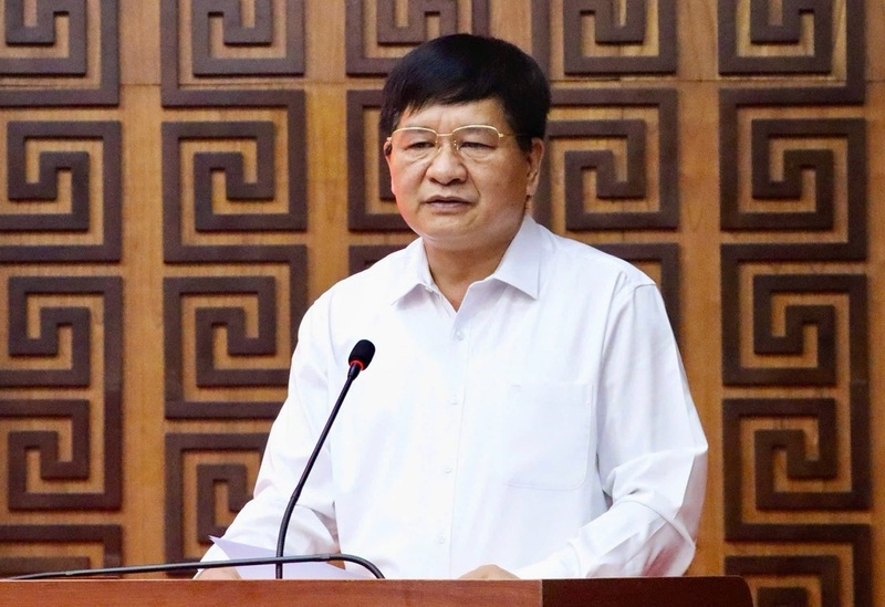 Phó Bí thư Thường trực, Chủ tịch HĐND tỉnh Điện Biên Lê Thành Đô phát biểu tại hội nghị. Ảnh: CTV