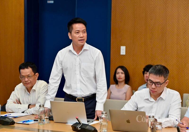 ThS. Nguyễn Văn Thuật - Phó Cục trưởng Cục Thông tin cơ sở và Thông tin đối ngoại, Bộ Văn hóa, Thể thao và Du lịch phát biểu tại phiên thảo luận - Ảnh: Nam Nguyễn