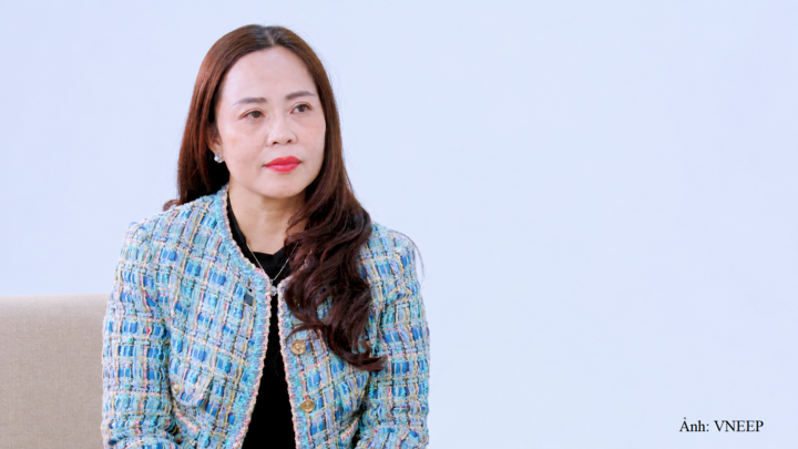 Bà Huỳnh Thị Mỹ, Phó Chủ tịch kiêm Tổng Thư ký Hiệp hội Nhựa Việt Nam.