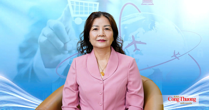 Bà Trần Thị Phương Lan, Chủ tịch Hiệp hội Các nhà bán lẻ Việt Nam. Ảnh: Quốc Chuyển