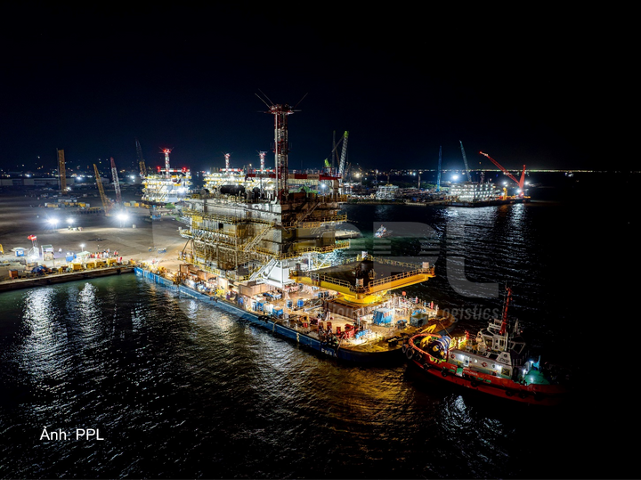 Các MSF và topside đã được PPL site-move và load-out thành công lên xà lan, sẵn sàng xuất khẩu đến biển Baltic.